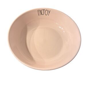 Rae Dunn ENJOY Pasta Bowl Artisan Collection By Magenta. 8” Across. No Chips